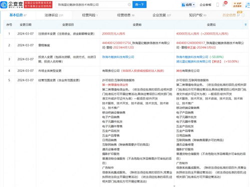 珠海星紀(jì)魅族增資至4億元，強(qiáng)化信息系統(tǒng)集成服務(wù)能力